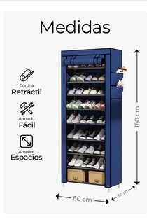 Foto 4 | Zapatera Xtellar Armable Azul