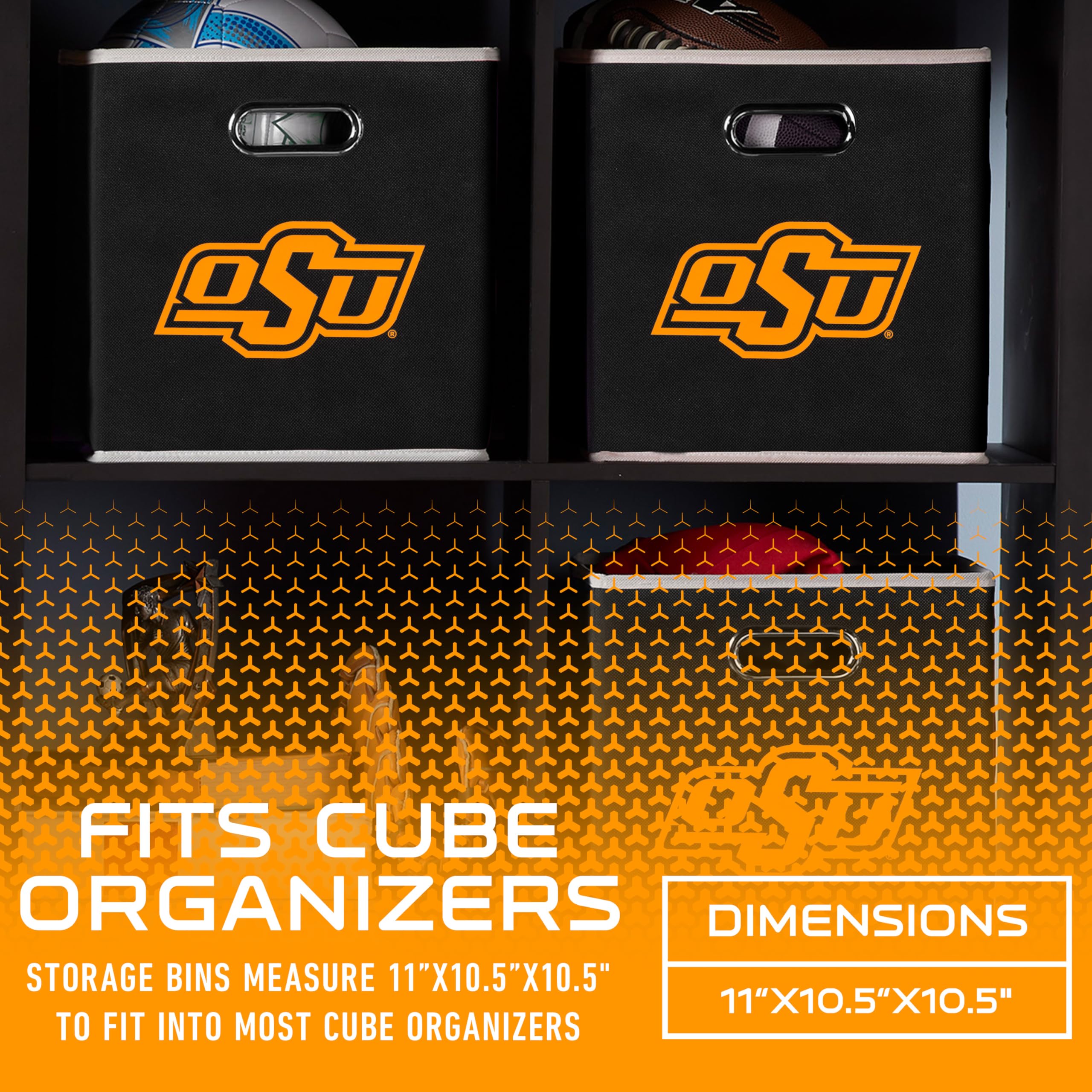 Foto 3 | Contenedor De Almacenamiento Franklin Sports Ncaa Oklahoma St. Cowboys - Venta Internacional.