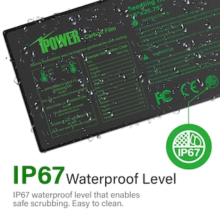 Foto 5 | Película De Carbono Mejorada Seeding Heat Mat Ipower De 10 X 20,75 Pulgadas - Venta Internacional.