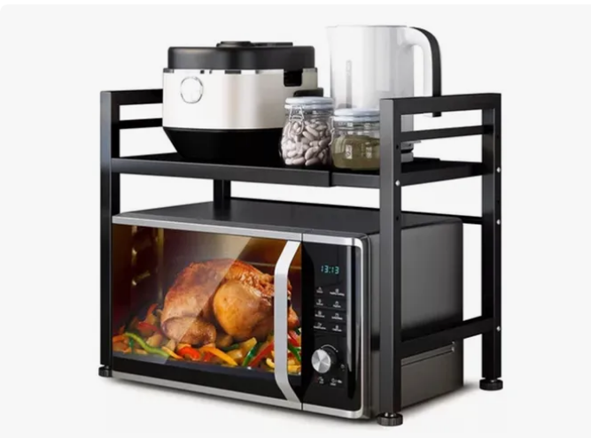 Foto 1 | Estante Extensible para Horno de Microondas de 2 Niveles