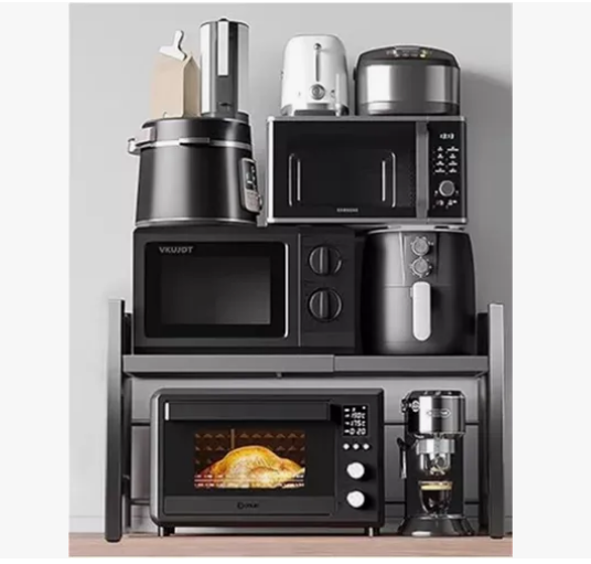 Foto 4 pulgar | Estante Extensible para Horno de Microondas de 2 Niveles