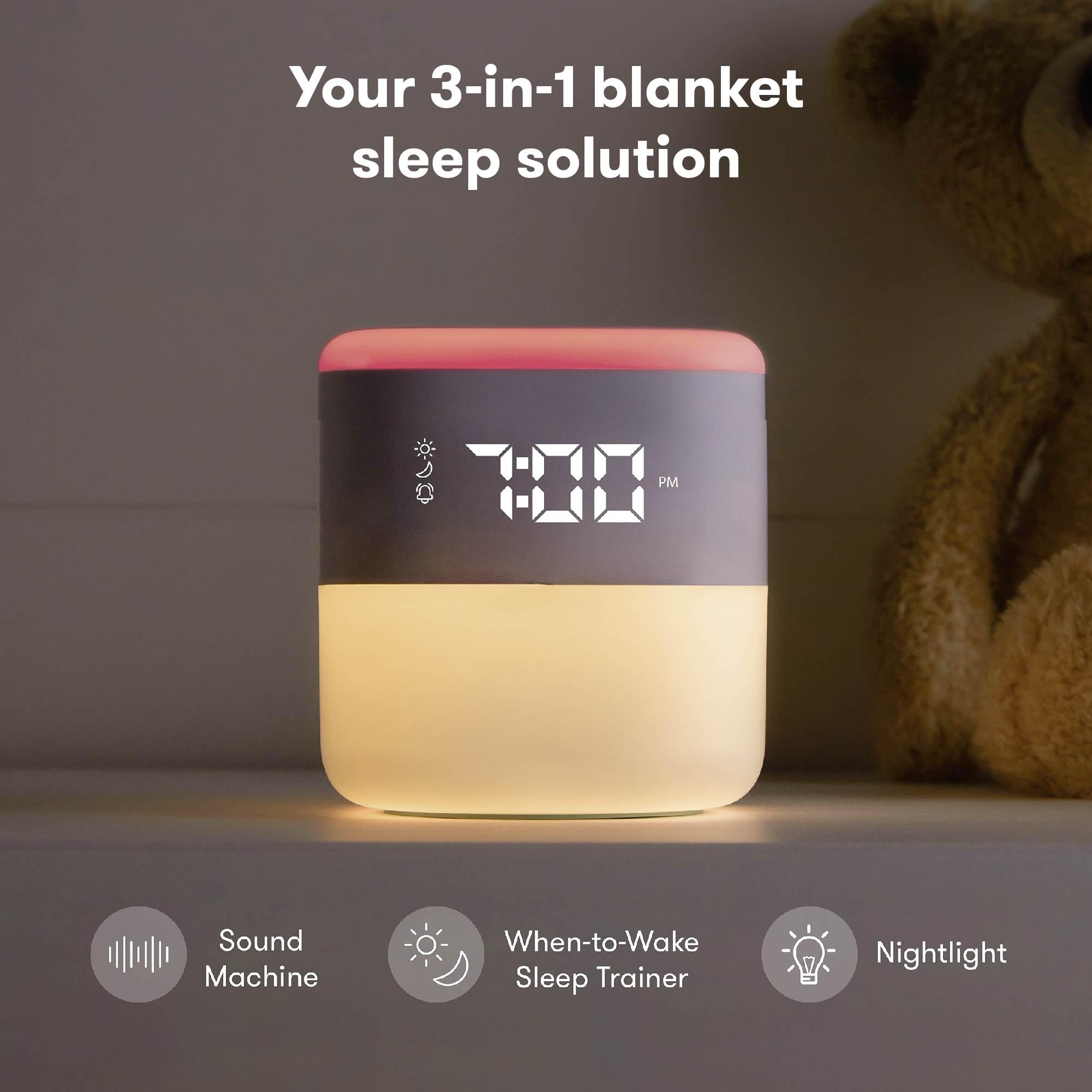 Foto 3 pulgar | Despertador, Máquina De Sonido, Luz Nocturna Frida Baby, 3 En 1 - Venta Internacional.