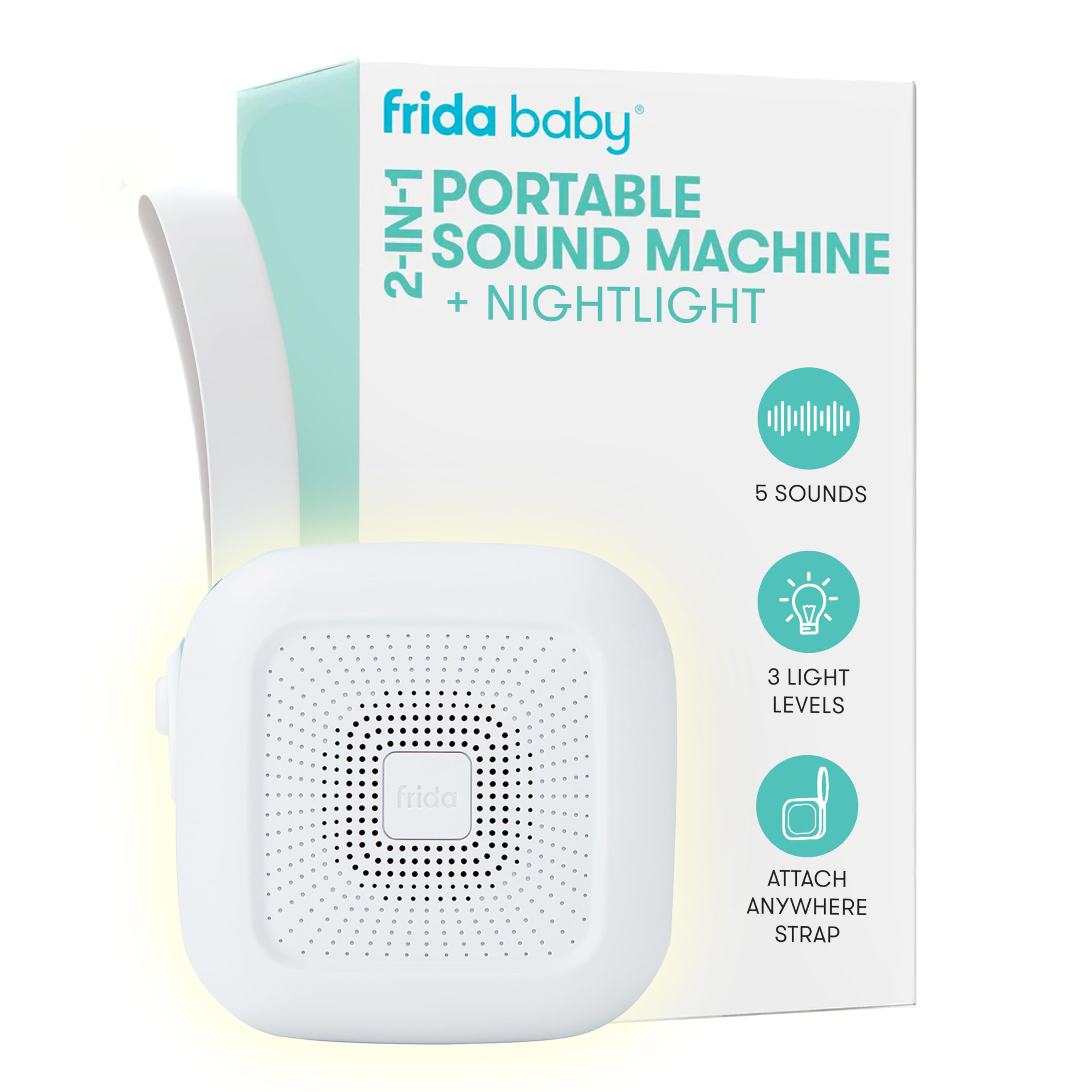 Sound Machine Frida Baby 2 En 1 Con Luz Nocturna Para Bebé - Venta Internacional.