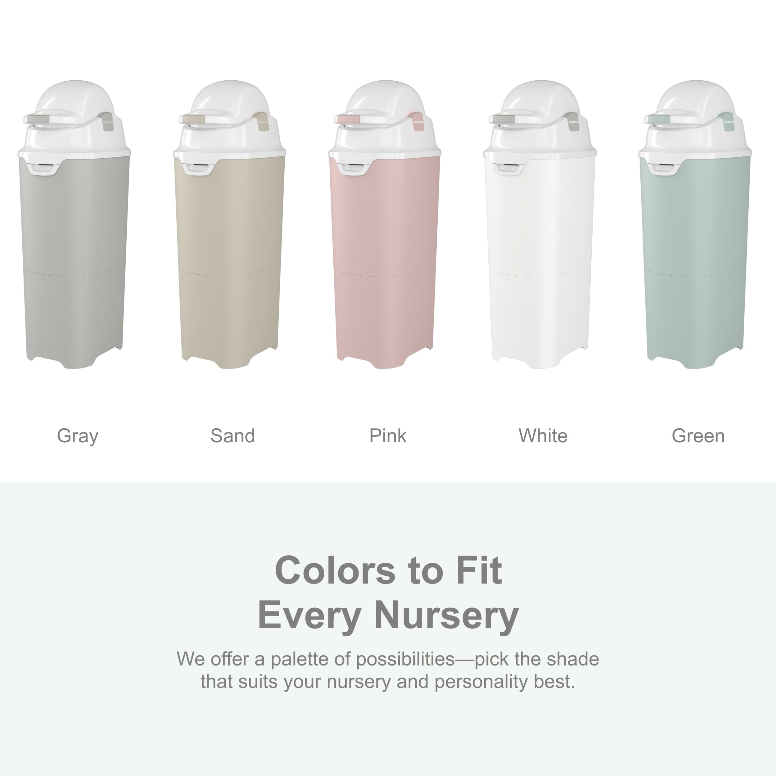 Foto 7 | Pañal Foundations, Tapa Alta Y Hermética, 60 Pañales, Color Blanco - Venta Internacional.