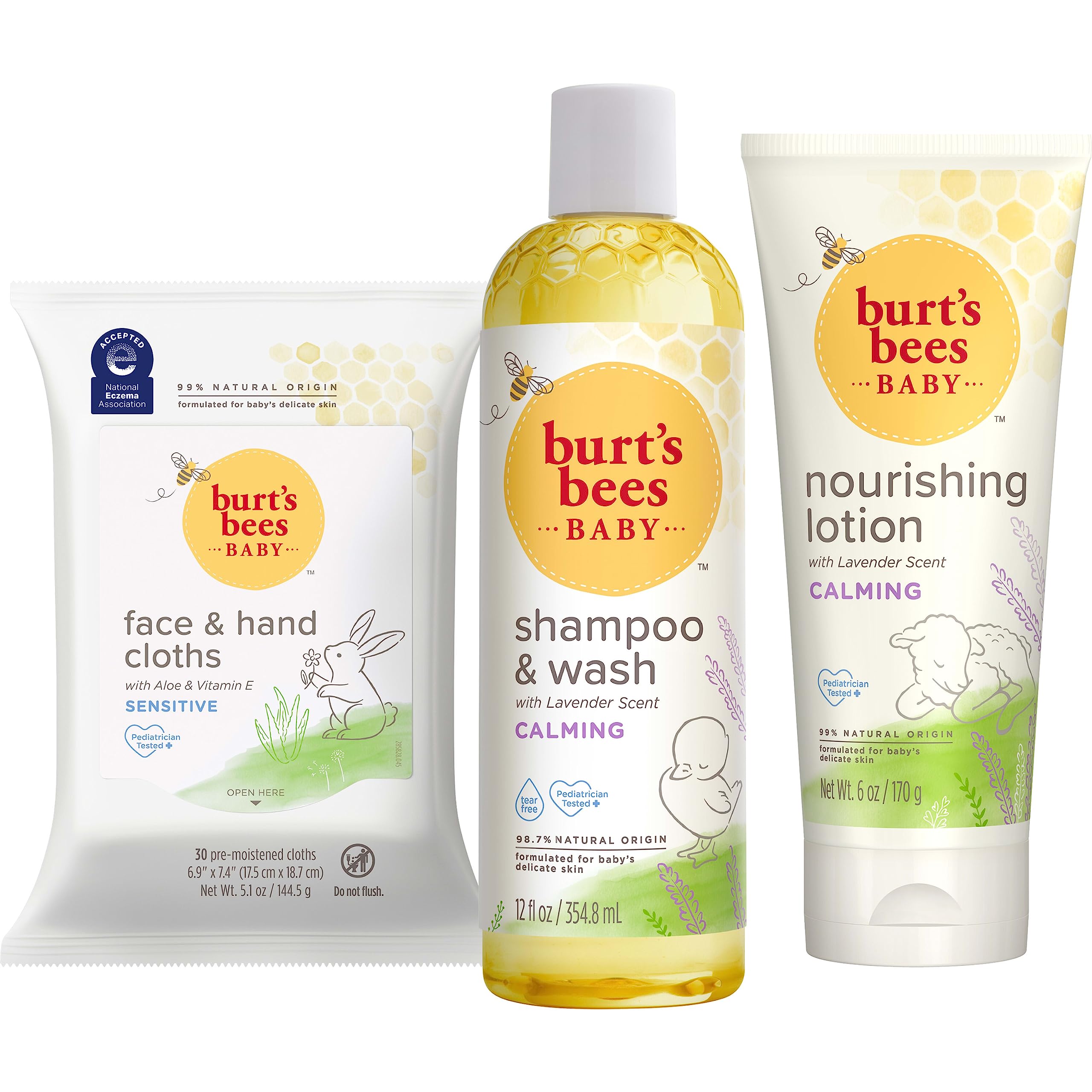 Foto 2 pulgar | Set de Regalo para Bebés Burt's Bees Baby Showers con Champú y Loción - Venta Internacional