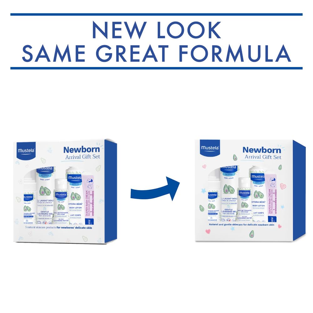 Foto 2 | Set de Regalo Mustela Newborn Arrival 5 Artículos - Venta Internacional