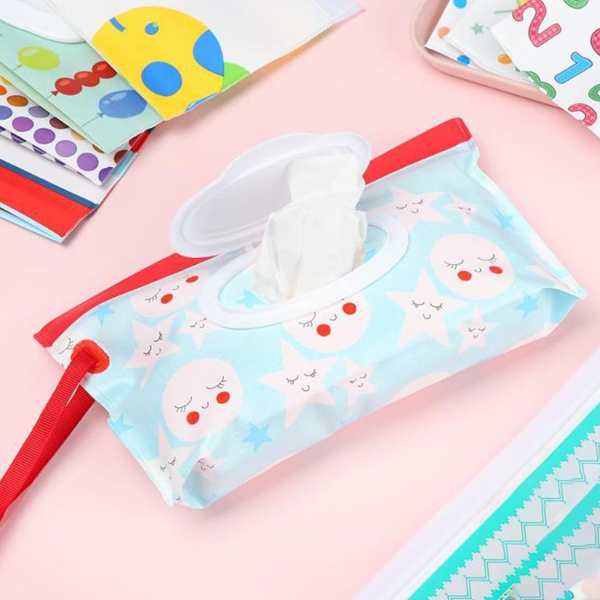 Foto 6 | 6 Bolsa Dispensador Toallitas Húmedas Portátil para Bebés