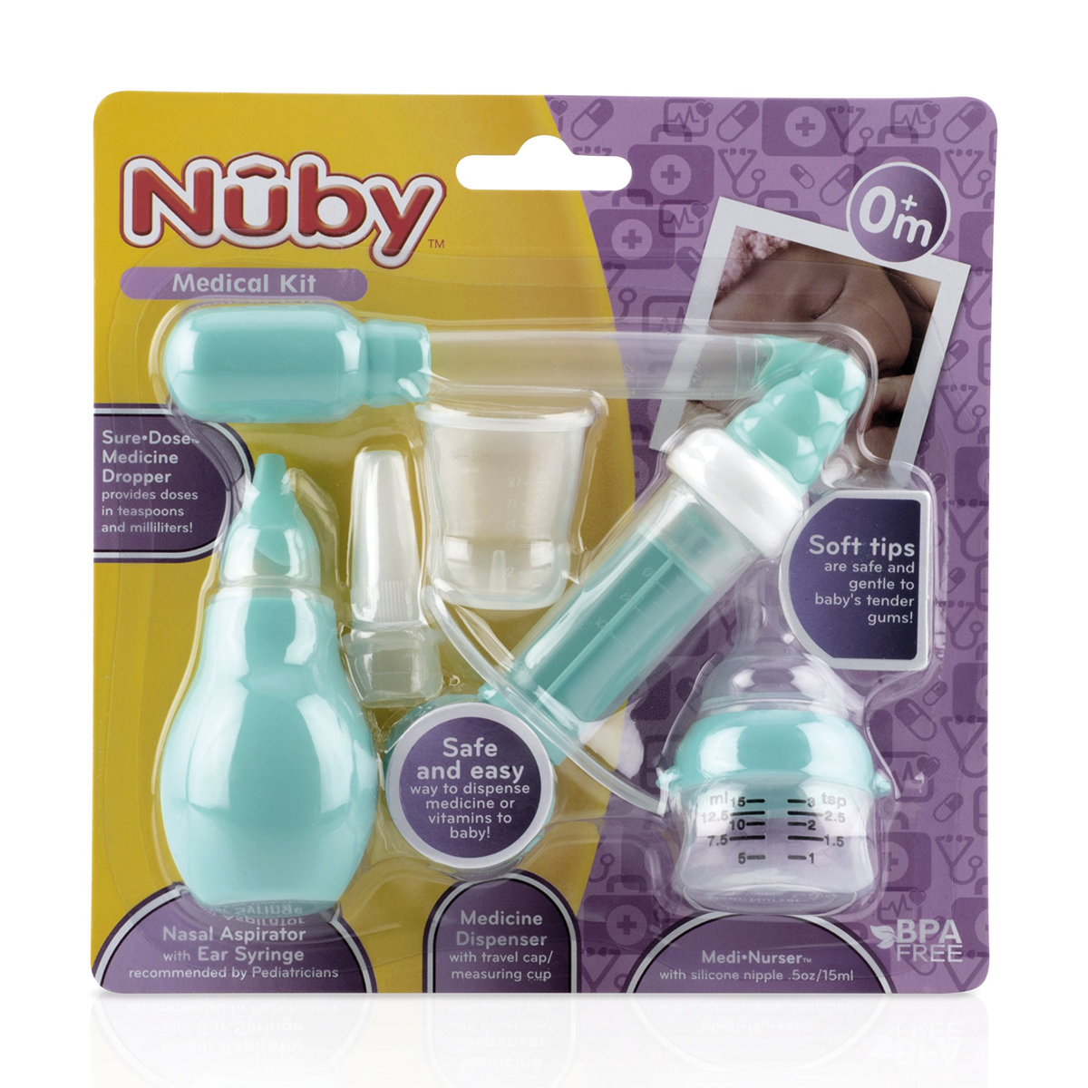 Foto 3 pulgar | Kit Medico Completo Para Bebé  Color Verde  Nuby24170