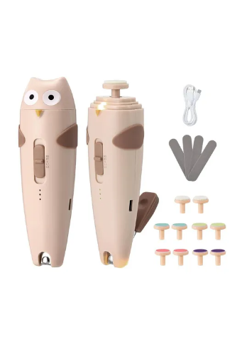 Foto 2 pulgar | Lima de Uñas para Bebé Led Caqui 15 Piezas