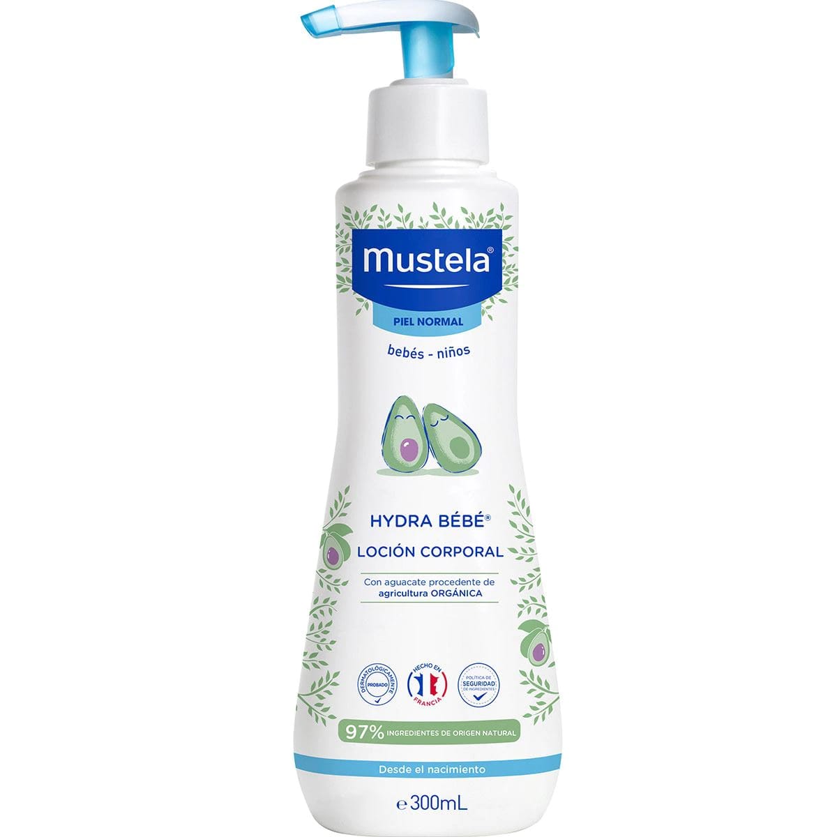 Foto 2 pulgar | Mustela Hydra Bebé Loción Corporal Piel Normal 300 Ml