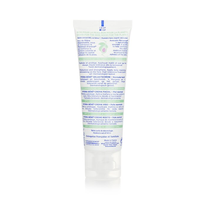 Foto 7 pulgar | Crema Facial para Bebé Mustela Hydra-bebe con Aguacate Orgánico 40 ml - Venta Internacional