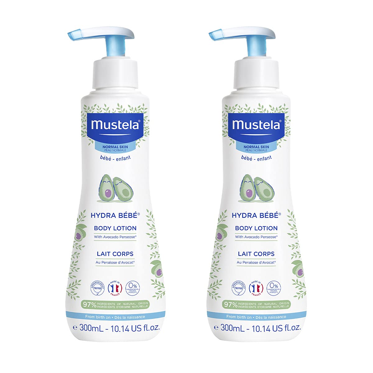 Foto 2 pulgar | Loción Corporal Mustela Hydra Bebe, Hidratante Diaria, 300 Ml, Paquete De 2 - Venta Internacional.