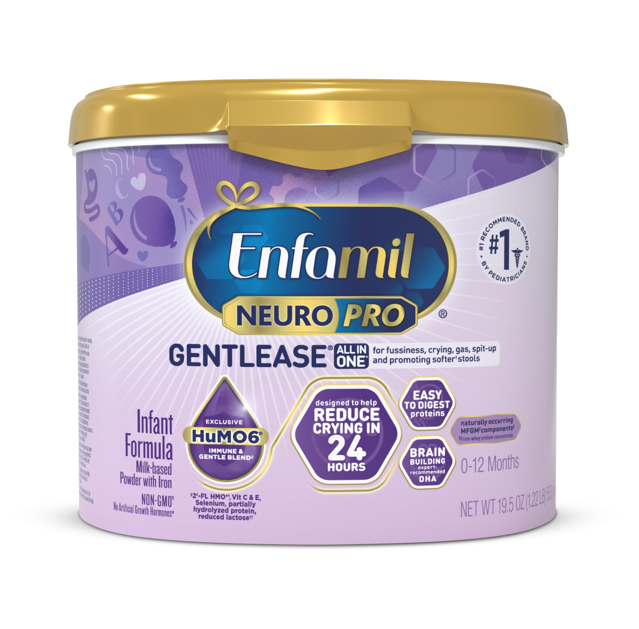 Fórmula Para Bebés Enfamil Neuropro Gentlease 575 Ml Con Dha Y Prebióticos - Venta Internacional.