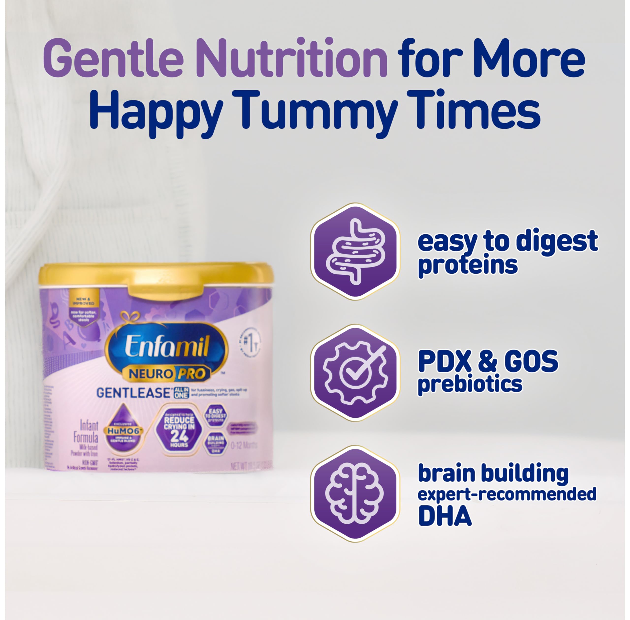 Foto 4 | Fórmula Para Bebés Enfamil Neuropro Gentlease 575 Ml Con Dha Y Prebióticos - Venta Internacional.