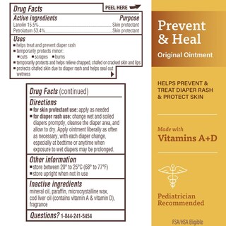 Foto 2 | Pomada Para Dermatitis Del Pañal A+d Original, Tarros De 454 G, Paquete De 2 - Venta Internacional.
