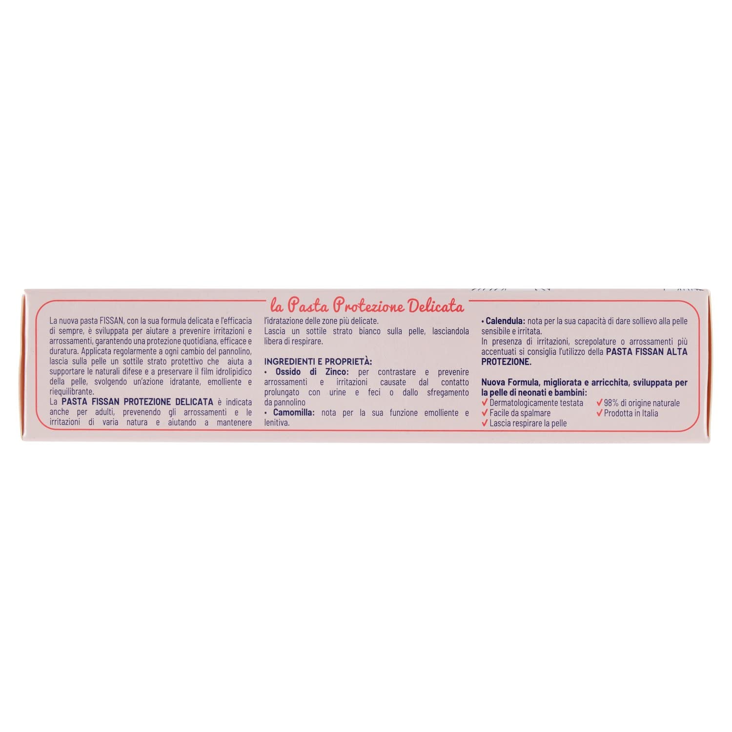 Foto 7 pulgar | Crema Fissan Pasta Del 100 Ml Para La Prevención De La Dermatitis Del Pañal - Venta Internacional.