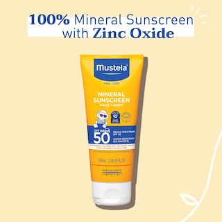 Foto 2 | Loción De Protección Solar Mustela Baby Mineral Spf 50 Para Rostro Y Cuerpo - Venta Internacional.