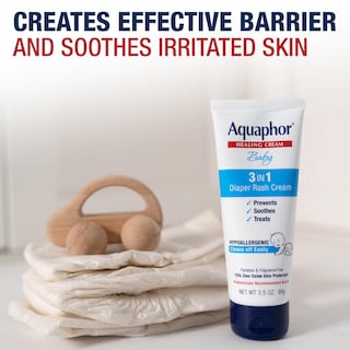 Foto 4 | Crema Para Dermatitis Del Pañal Aquaphor Baby 3 En 1, 100 Ml (paquete De 3) - Venta Internacional.