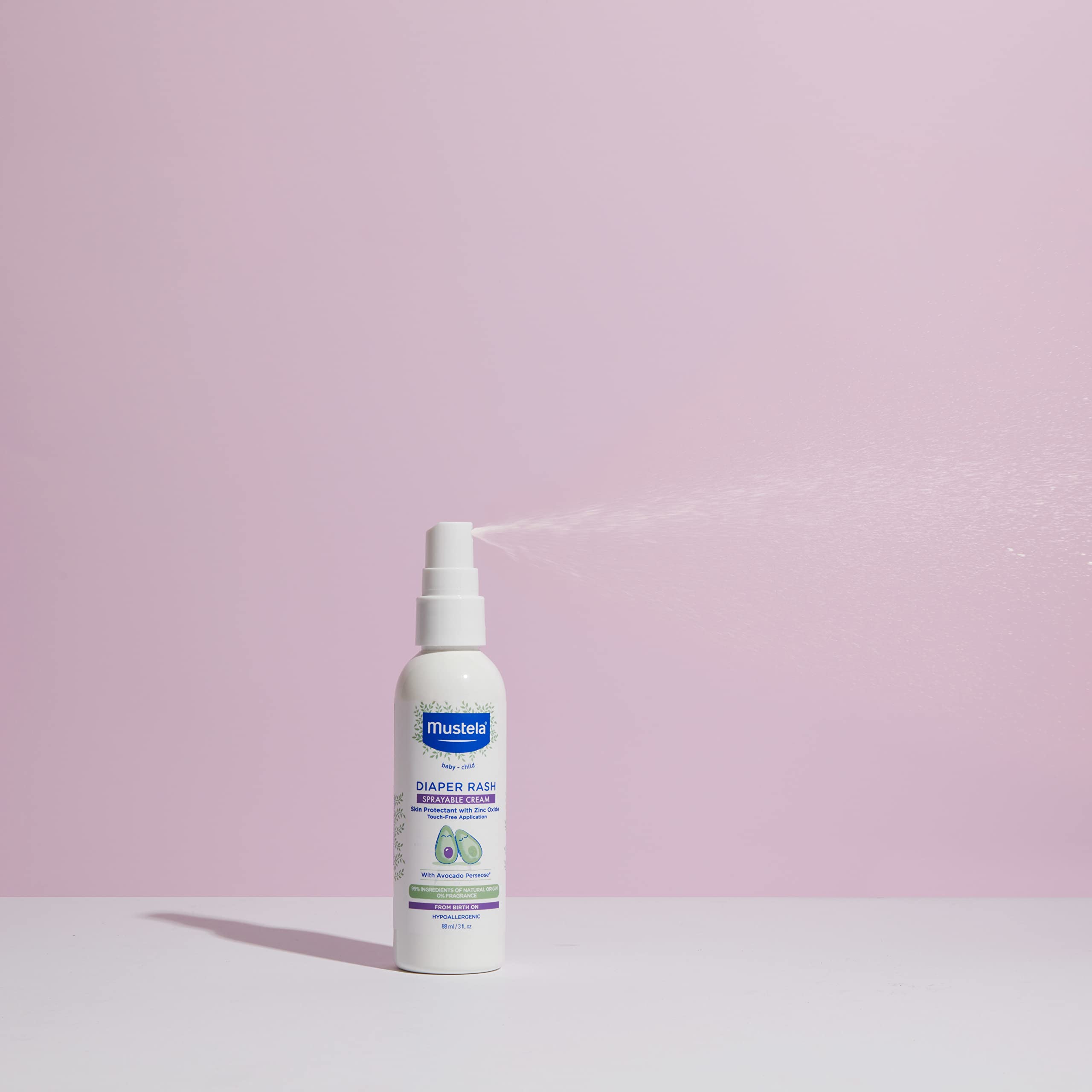 Foto 5 pulgar | Crema Para Dermatitis Del Pañal En Aerosol Mustela Touchfree 90 Ml - Venta Internacional.
