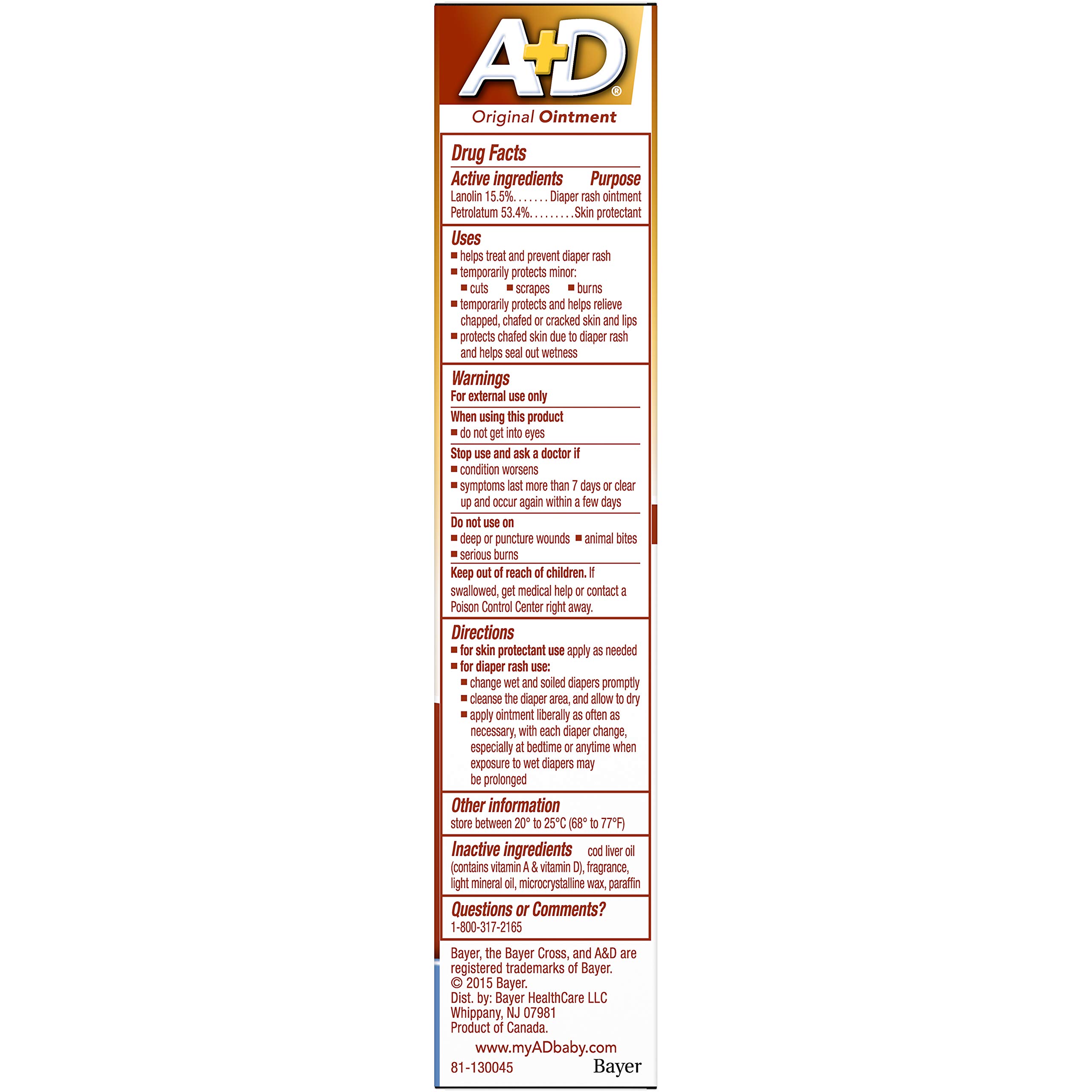Foto 3 | Pomada A+d Original 44 Ml (paquete De 5) - Venta Internacional.
