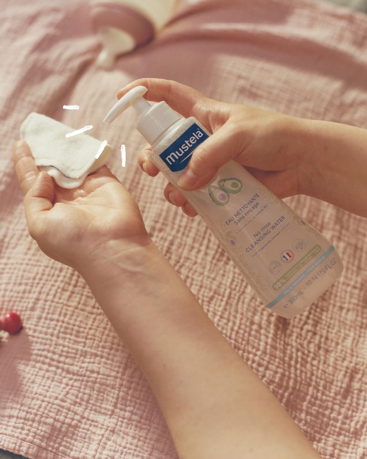 Foto 6 pulgar | Set De Cuidado De La Piel De Viaje Mustela Baby Sin Agua De Enjuague, 50 Ml, X3 - Venta Internacional.