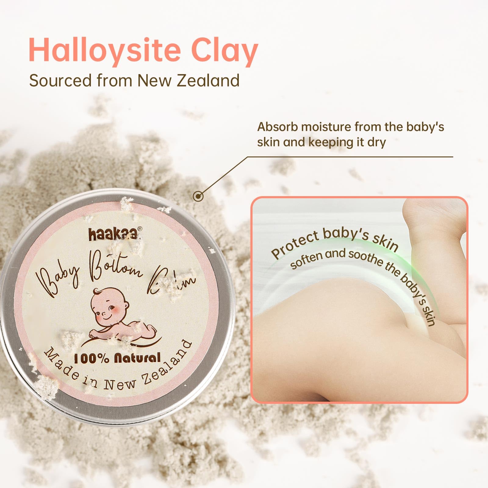 Foto 5 pulgar | Crema Para Dermatitis Del Pañal Haakaa Baby Prevents, Calma La Piel Seca, 50 Ml - Venta Internacional.