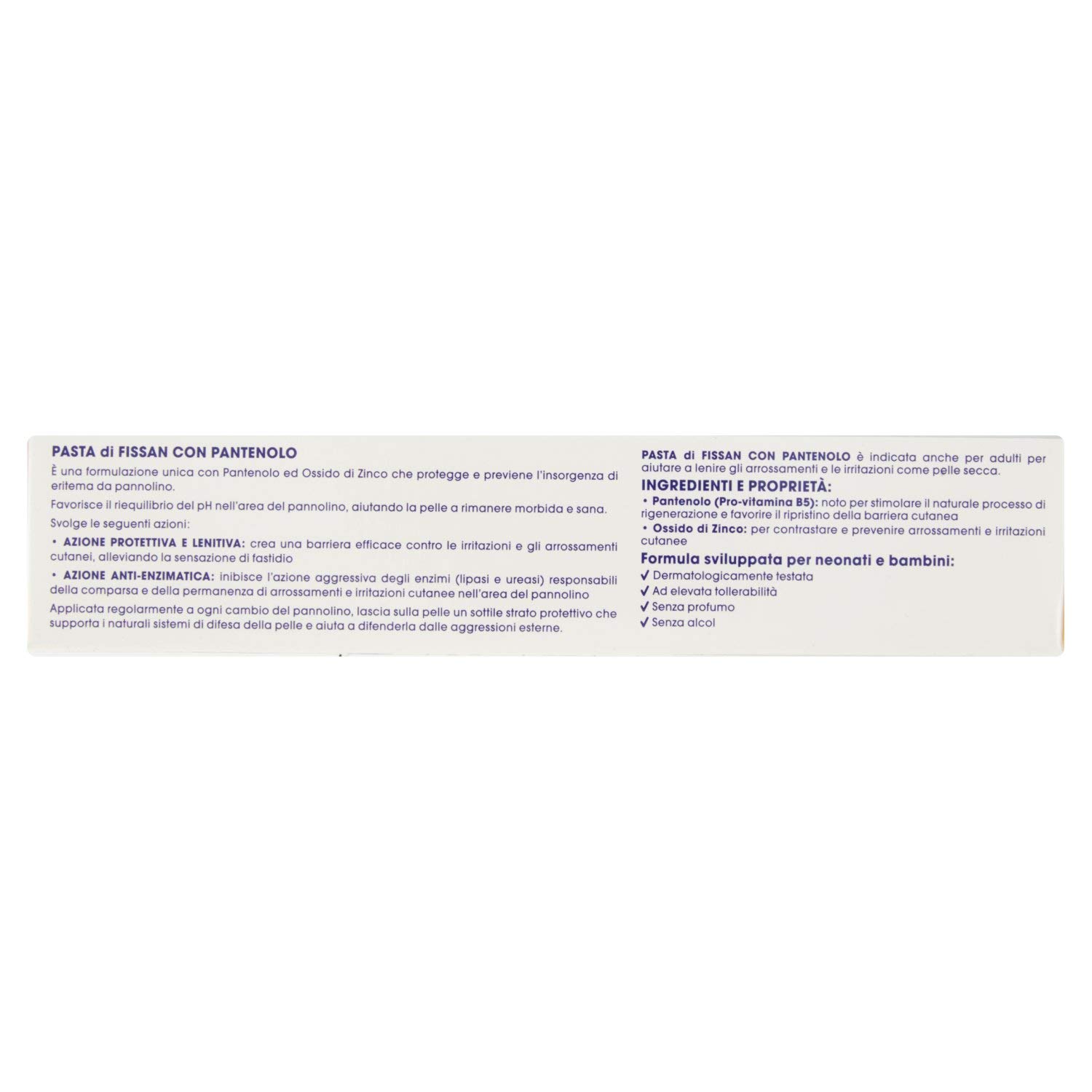 Foto 7 pulgar | Crema Para Dermatitis Del Pañal Fissan Pasta Panthenol 100 Ml - Venta Internacional.