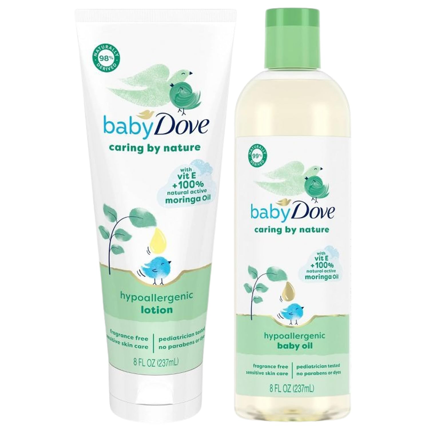 Foto 1 | Set De Cuidado Para Bebés Dove Baby Oil & Baby Lotion, 240 Ml, Sin Fragancia - Venta Internacional.