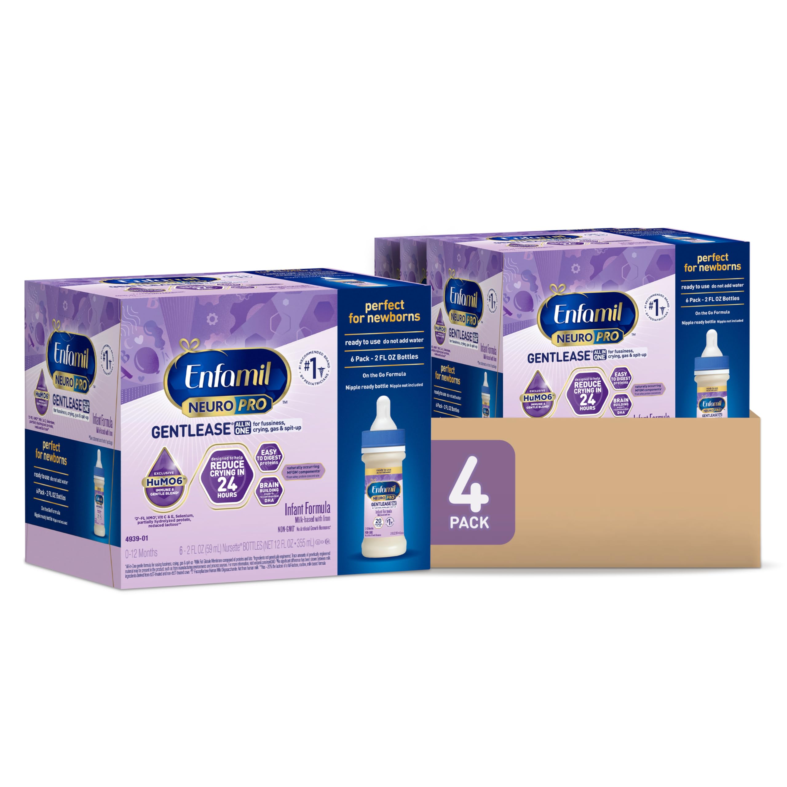 Fórmula Para Bebés Enfamil Neuropro Gentlease 60 Ml (24 Unidades) - Venta Internacional.