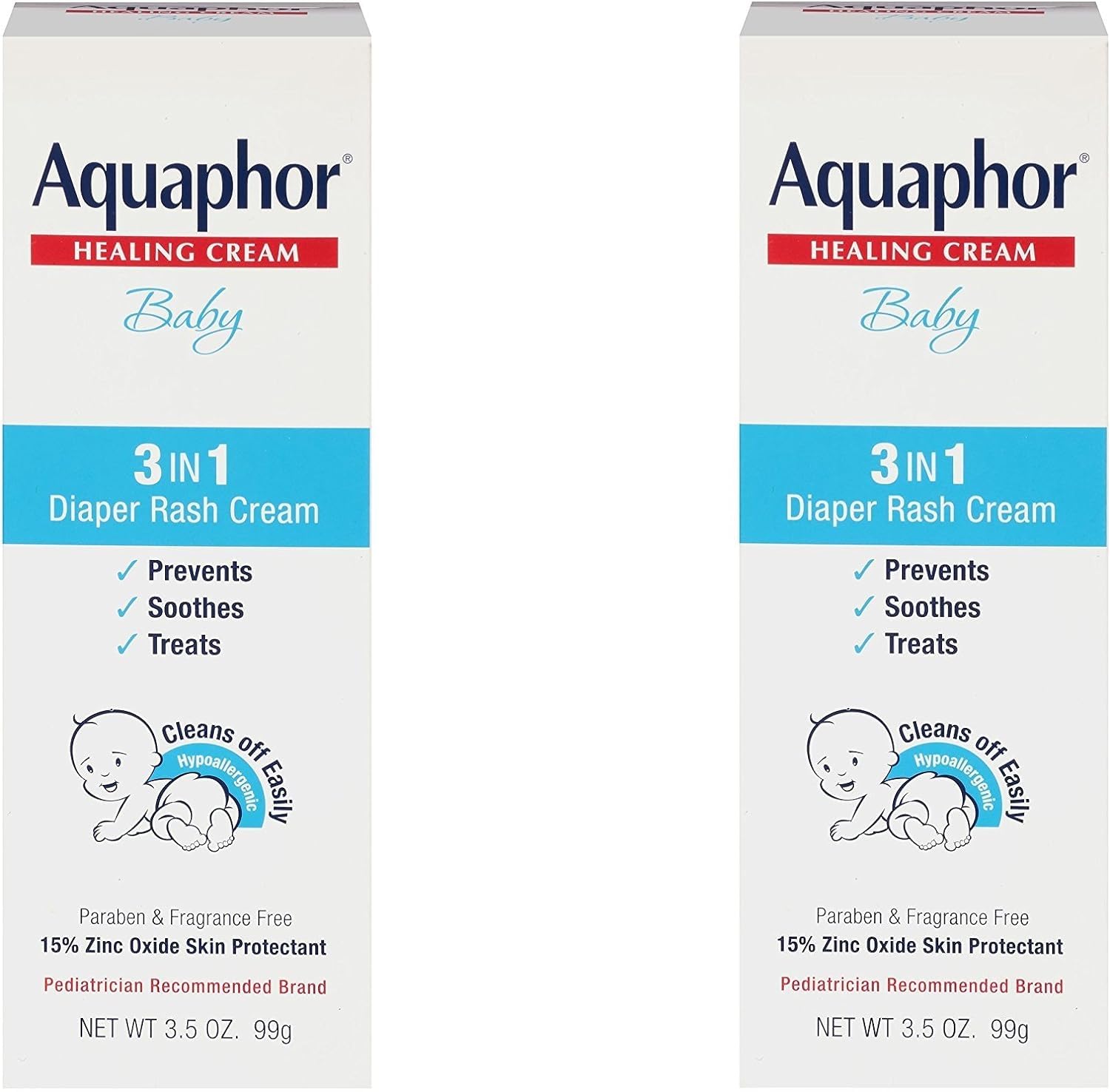 Crema Para Dermatitis Del Pañal Aquaphor Baby 100 Ml (paquete De 2) - Venta Internacional.