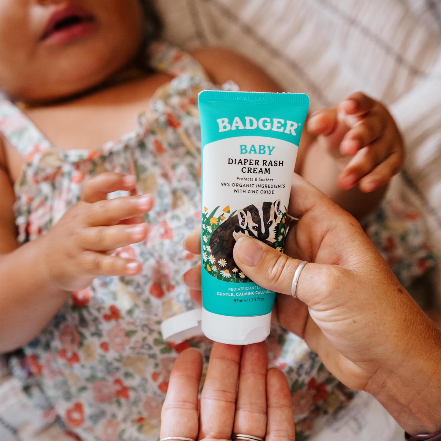 Foto 5 pulgar | Crema De Pañales Badger 99% Orgánica Con Caléndula Para Bebé, 85 Ml - Venta Internacional.