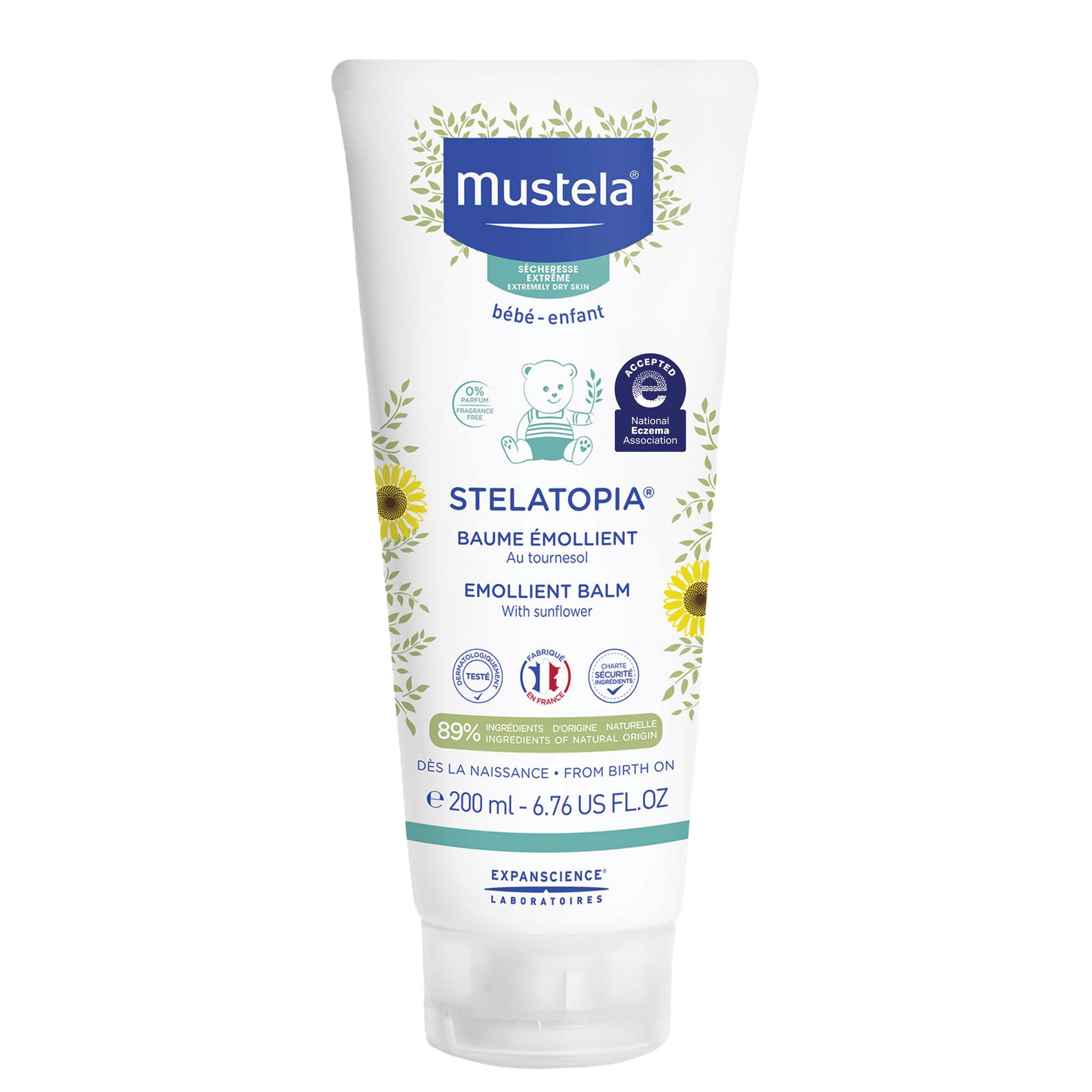 Foto 2 pulgar | Bálsamo Para Bebés Mustela Stelatopia  Emoliente Para Piel Propensa Al Eccema  200 Ml - Venta Internacional.