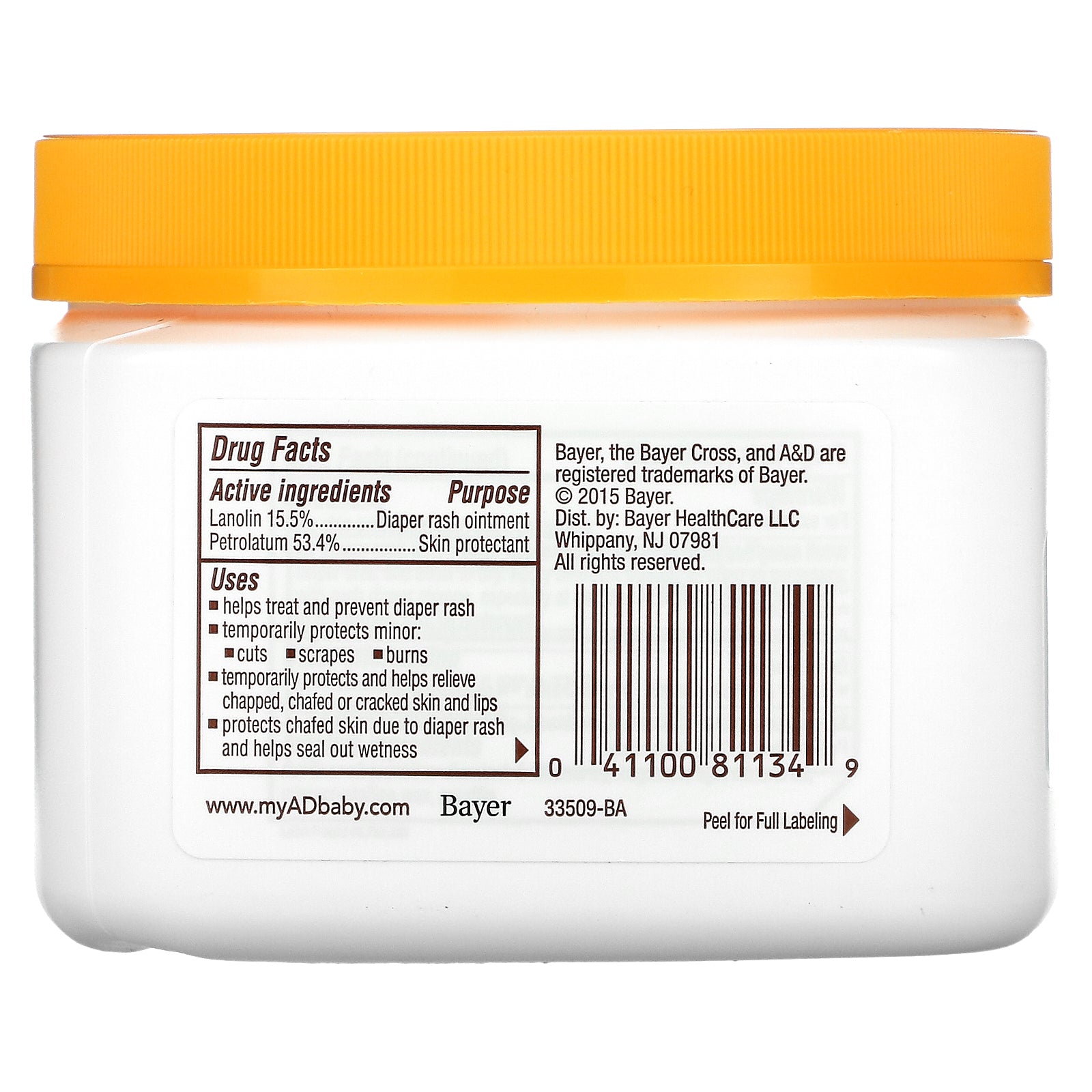 Foto 3 pulgar | Pomada Para Dermatitis Del Pañal A+d Original Ointment 454 G - Venta Internacional.