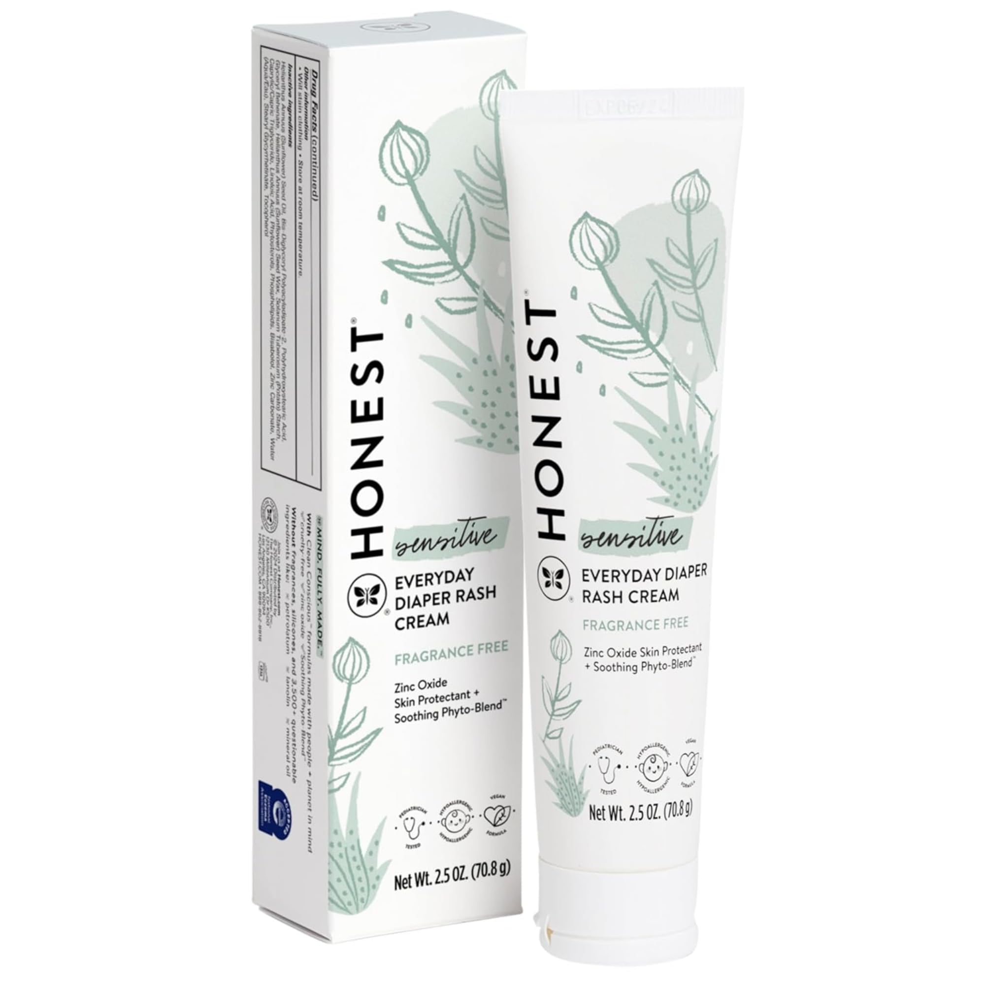 Foto 2 pulgar | Crema Hipoalergénica Para Dermatitis Del Pañal The Honest Company  75 Ml - Venta Internacional.