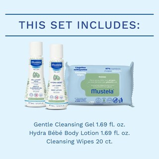 Foto 3 | Set de Viaje Mustela 3 Piezas para Bebé-Venta Internacional