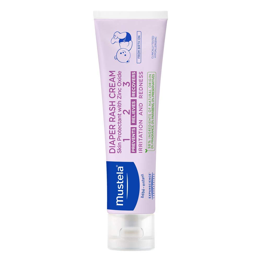 Crema Para Dermatitis Del Pañal Mustela Baby 123  Protector De Piel  110 Ml - Venta Internacional.