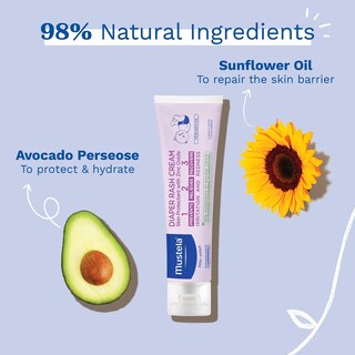 Foto 2 | Crema Para Dermatitis Del Pañal Mustela Baby 123 Protector De Piel 110 Ml - Venta Internacional.