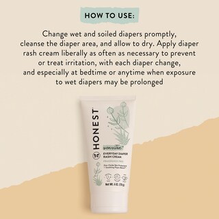 Foto 6 | Crema Hipoalergénica Para Dermatitis Del Pañal The Honest Company 180 Ml - Venta Internacional.