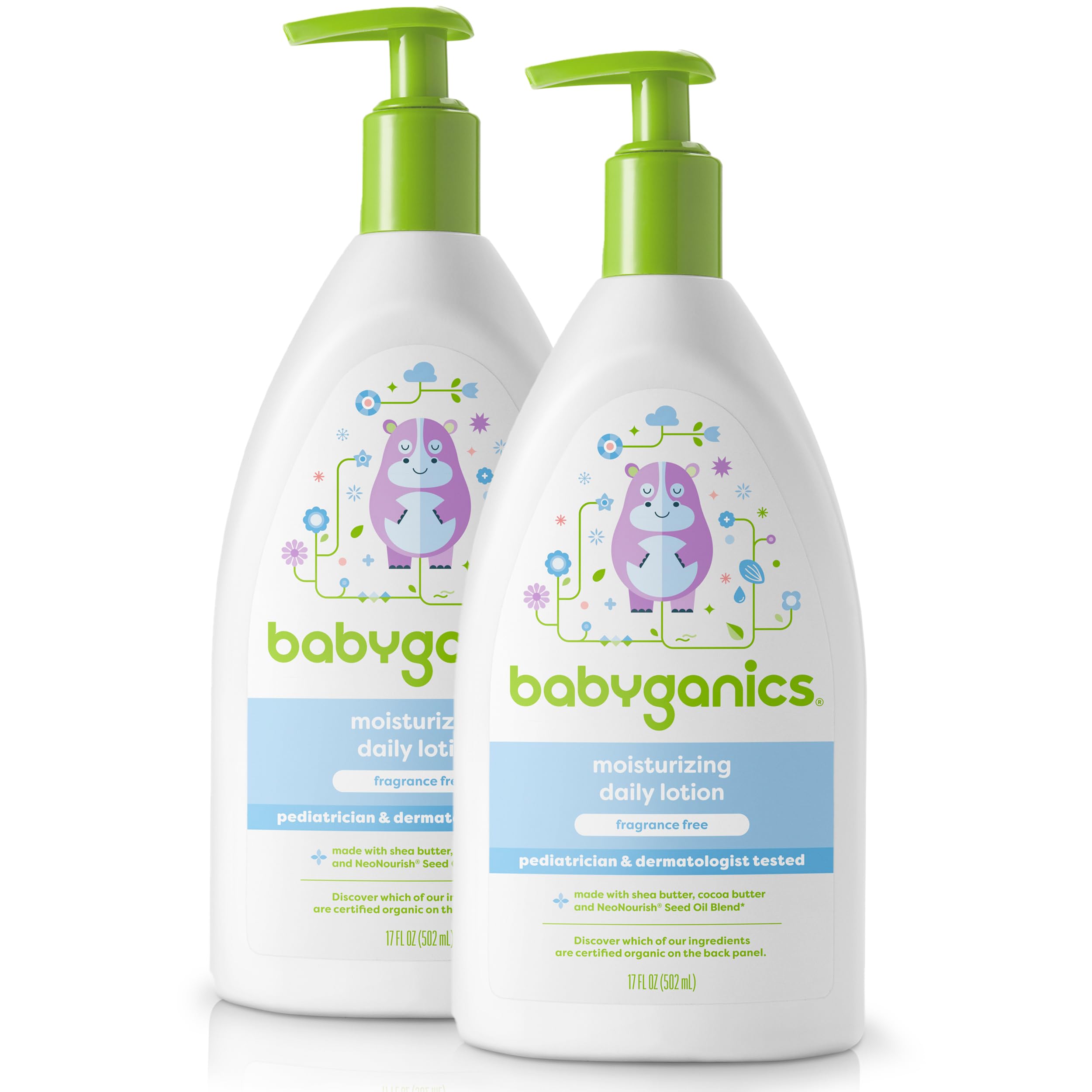 Foto 1 | Loción Diaria Babyganics Sin Fragancia  500 Ml (paquete De 2) - Venta Internacional.