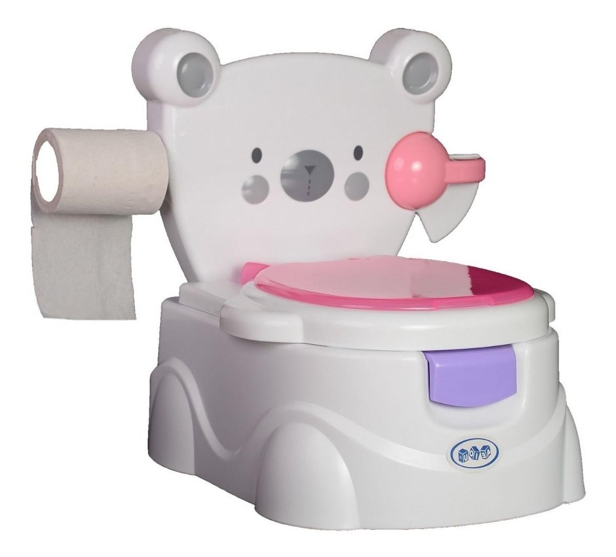 Bañito Entrenador AEIOU Osito Rosa 58011