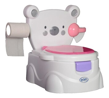 Foto 1 | Bañito Entrenador AEIOU Osito Rosa 58011
