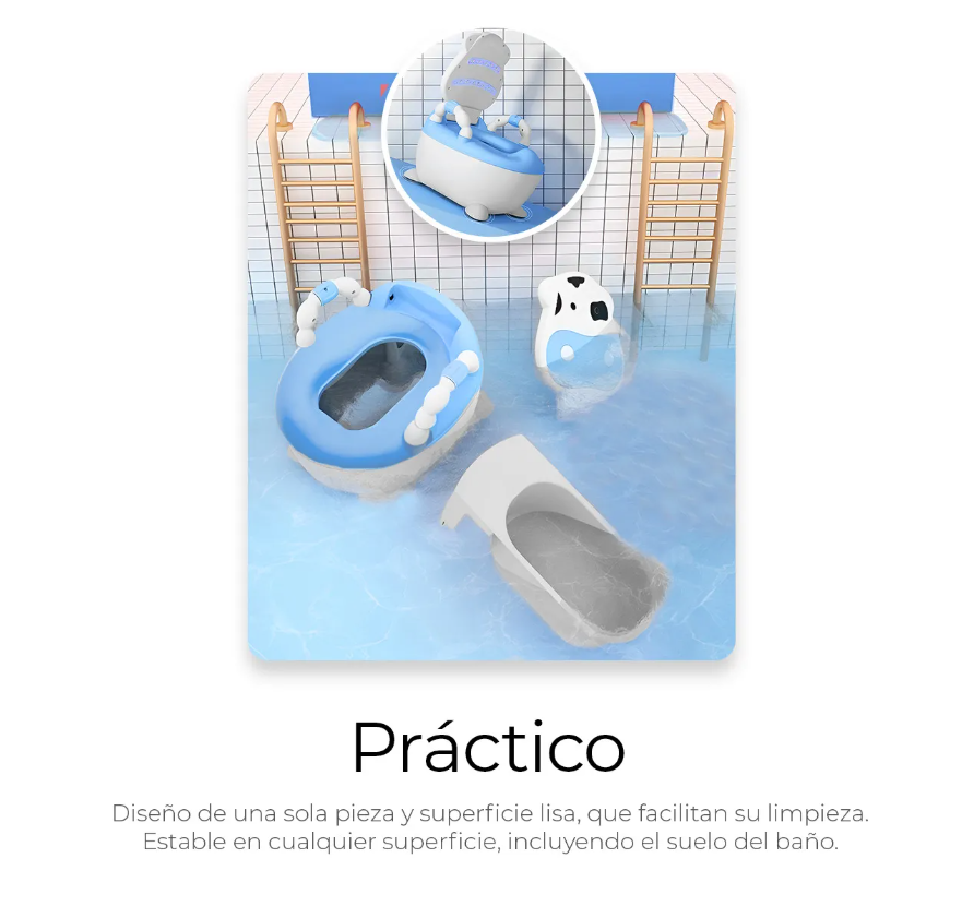 Foto 5 pulgar | Escusado Entrenador De Bebé Inodoro Infantil Portátil Baño