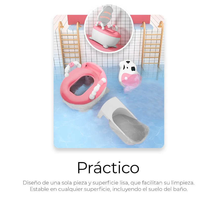 Foto 5 pulgar | Escusado Entrenador De Bebé Inodoro Infantil Portátil Baño