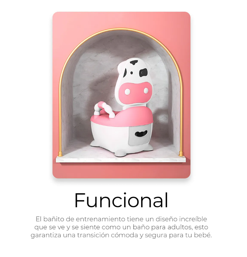 Foto 6 pulgar | Escusado Entrenador De Bebé Inodoro Infantil Portátil Baño
