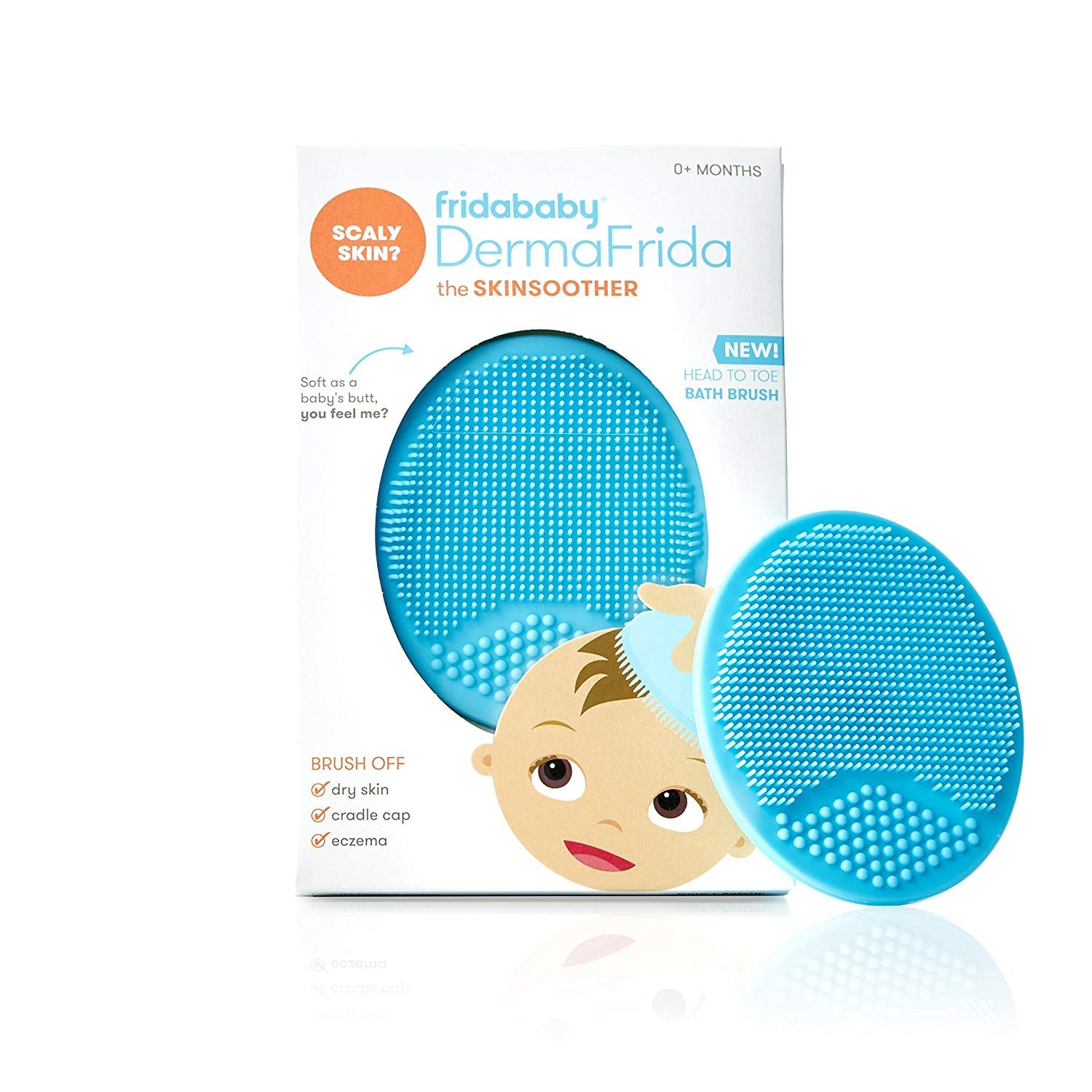 Foto 2 pulgar | Cepillo De Baño Para Bebés Frida Baby Dermafrida The Skinsoother - Venta Internacional.