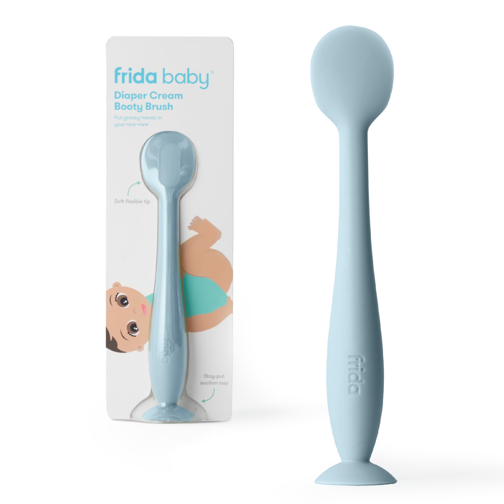 Espátula De Crema Para Pañales Frida Baby, 100% Silicona, Sin Bpa, Azul - Venta Internacional.