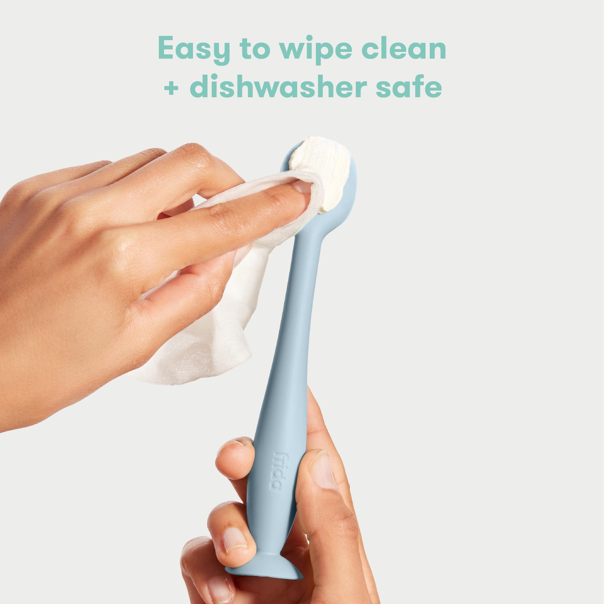 Foto 5 pulgar | Espátula De Crema Para Pañales Frida Baby, 100% Silicona, Sin Bpa, Azul - Venta Internacional.