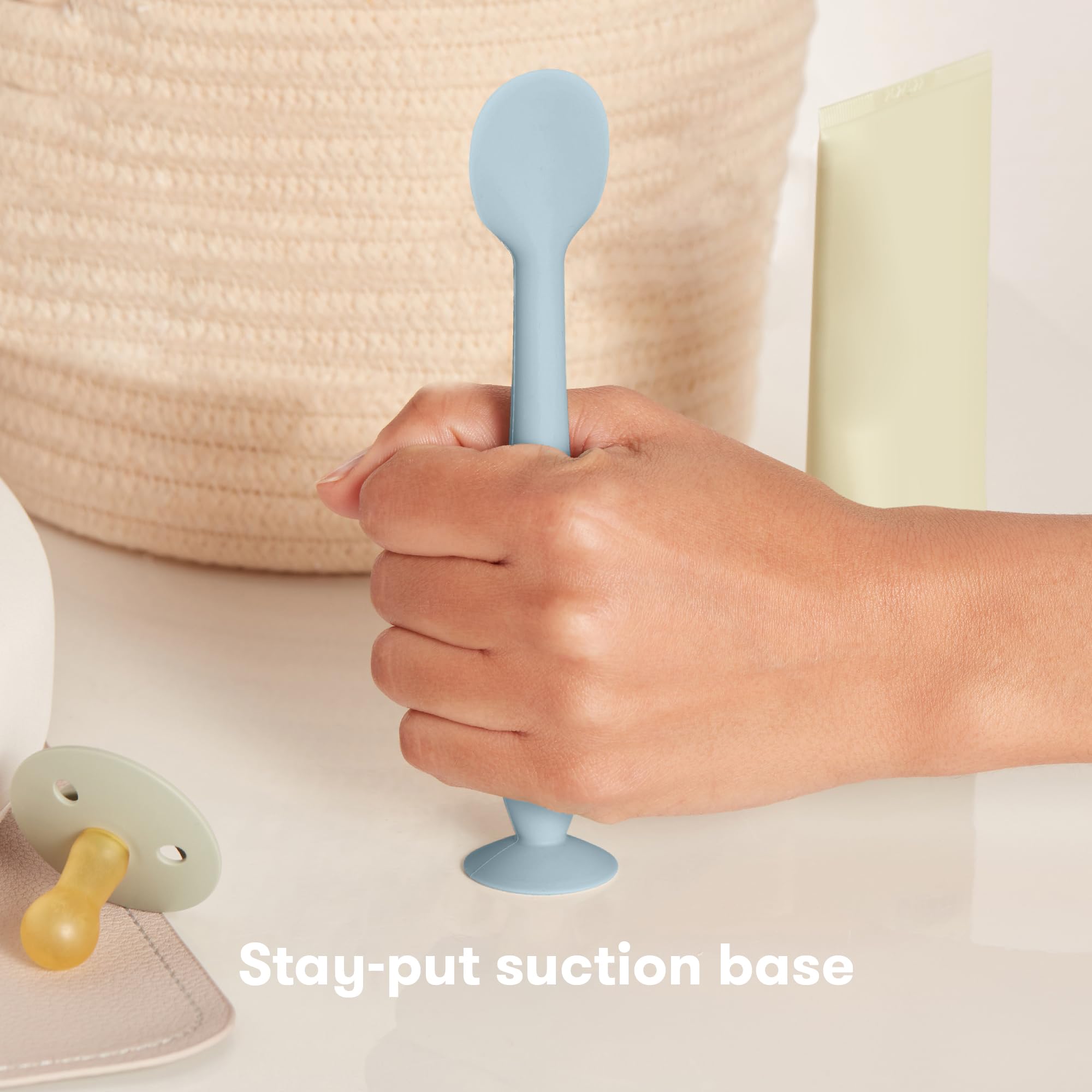 Foto 6 pulgar | Espátula De Crema Para Pañales Frida Baby, 100% Silicona, Sin Bpa, Azul - Venta Internacional.