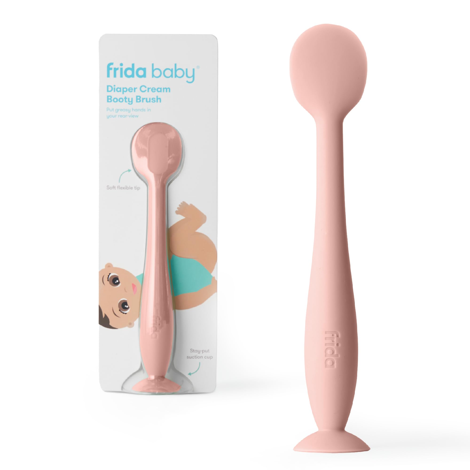 Espátula De Crema Para Pañales Frida Baby 100% Silicona Rosa - Venta Internacional.