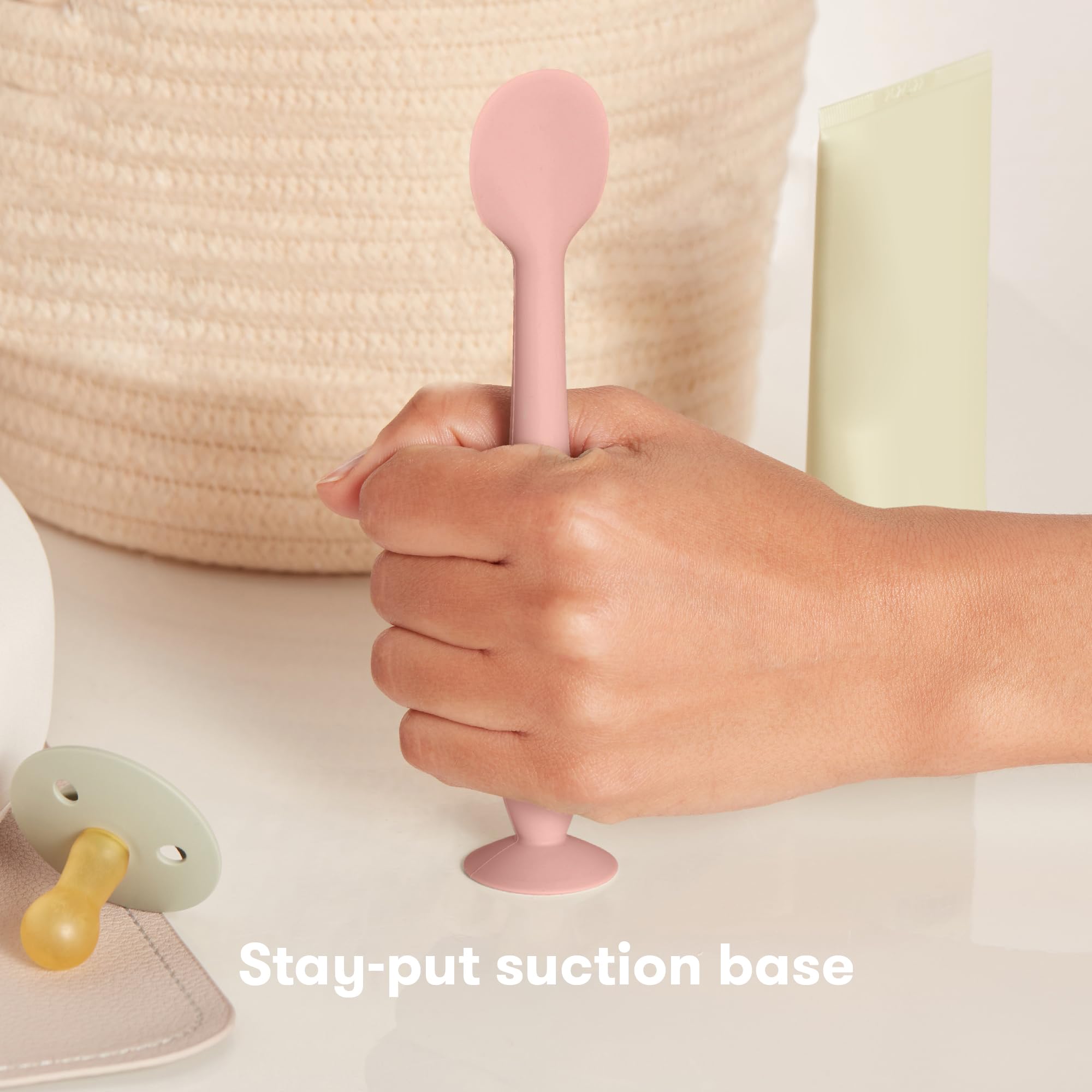Foto 6 pulgar | Espátula De Crema Para Pañales Frida Baby 100% Silicona Rosa - Venta Internacional.